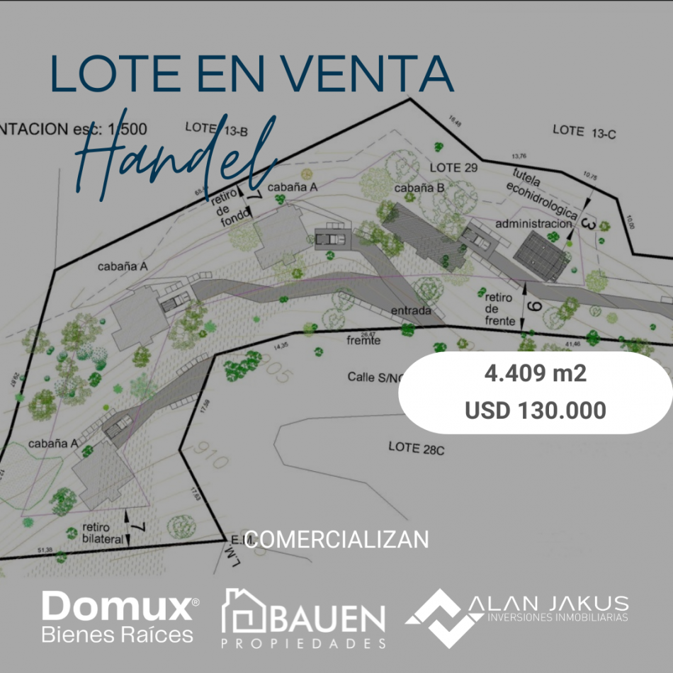 Lote en Venta en Handel - San Martin de Andes - SuperficieTotal  4.409 m2 