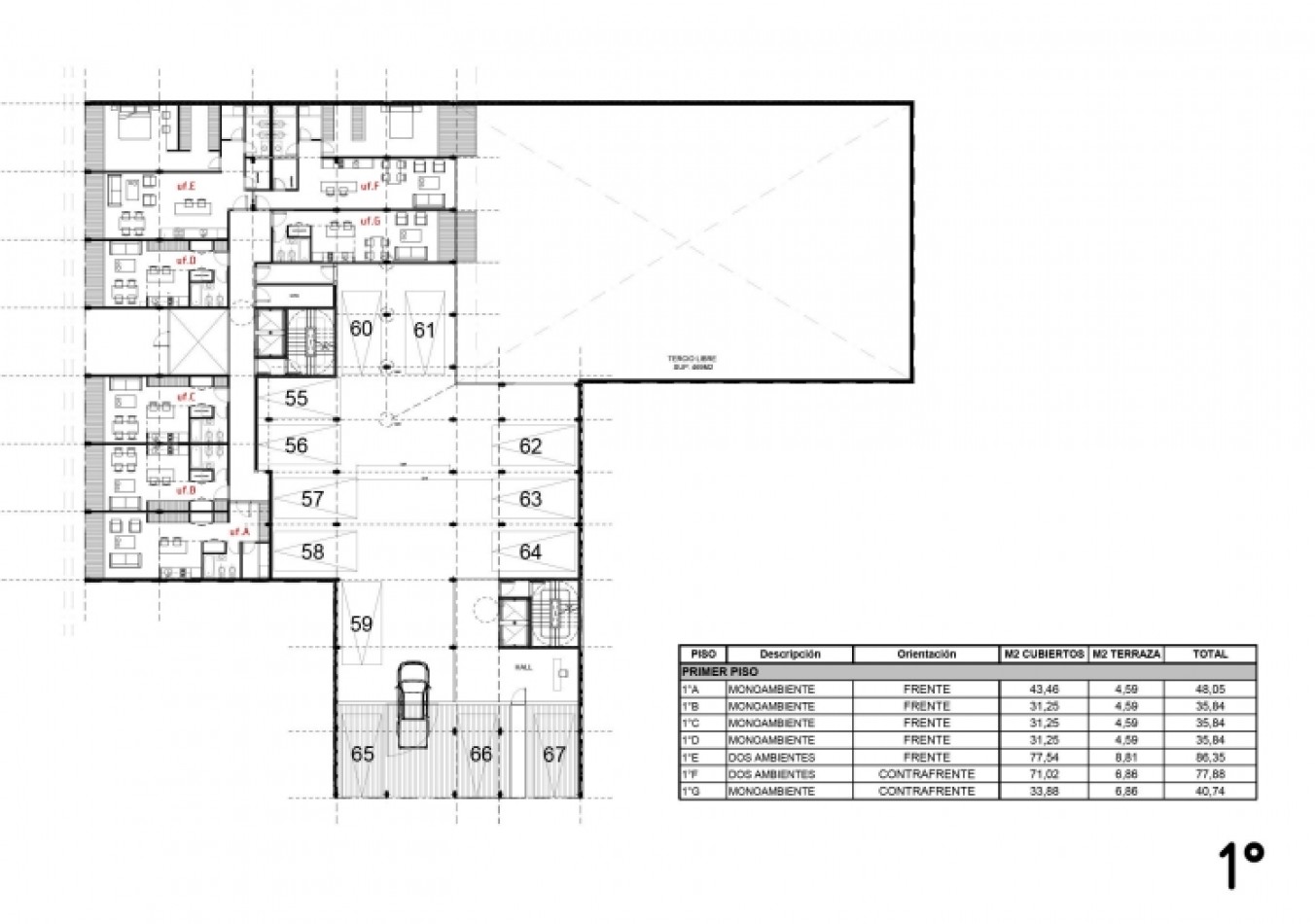 venta de departamento en pozo en Mitre