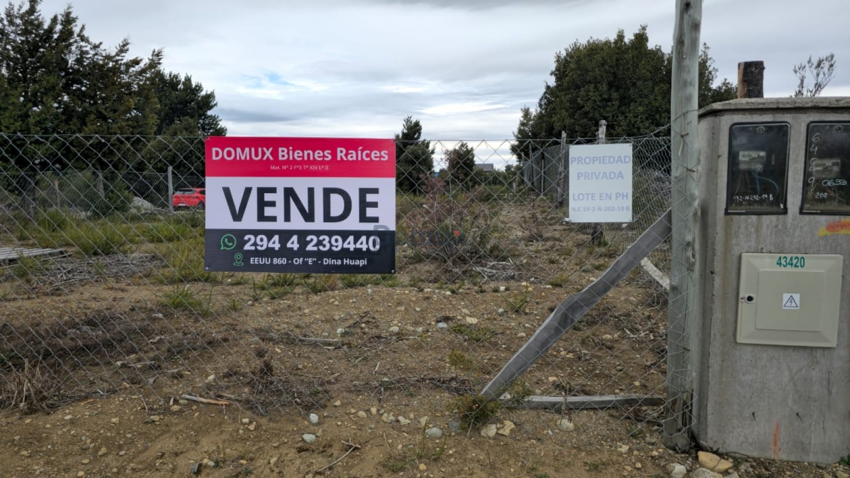 VENTA DE LOTE - LOMAS DE CAUQUEN - SAN CARLOS DE BARILOCHE 