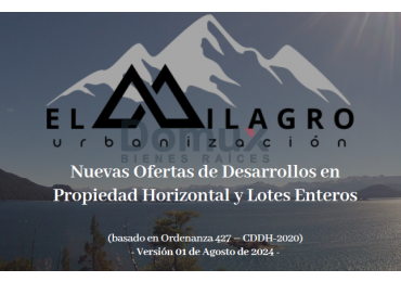 LOTE UF 2 en Colibris y Ñandu - Dina Huapi- Urbanizacion " El Milagro" -  FINANCIACION-